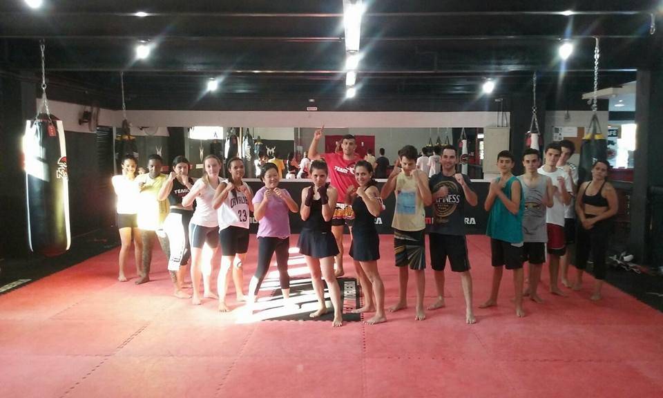 Aula de Muay Thai em São Paulo